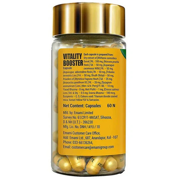 Zandu Vitality Booster Capsules - 60 caps