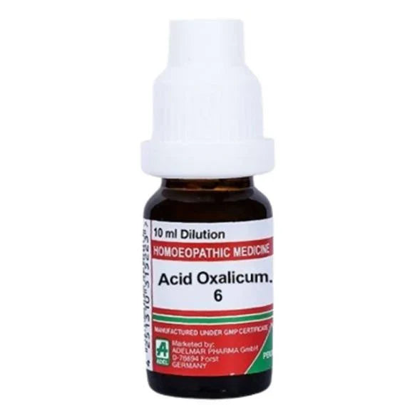 Adel Homeopathy Acid Oxalicum Dilution - 6 CH - 10 ml