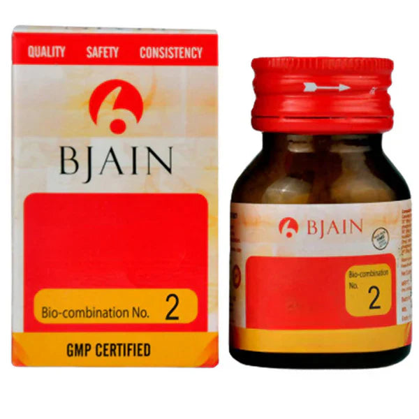 Bjain Homeopathy Bio Combination No.2 Tablet - 25 Gm