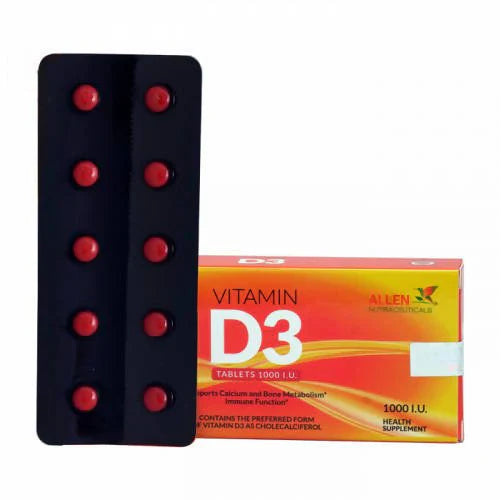 Allen Homeopathy Vitamin D3 Tablets - 30 tabs