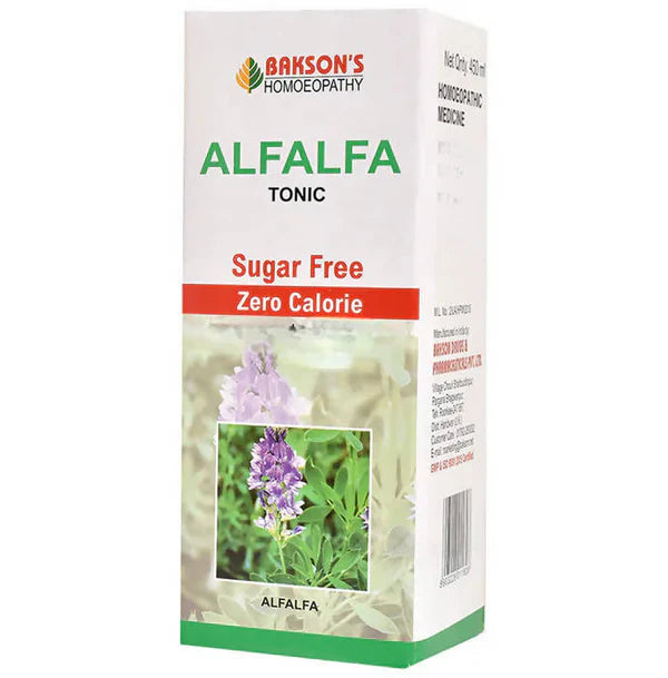 Bakson's Homeopathy Alfalfa Tonic Sugar Free - 115 ml