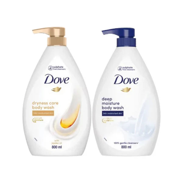 Dove Nourishing Body Wash Value Pack - Deep Moisture & Dryness Care Combo - combo