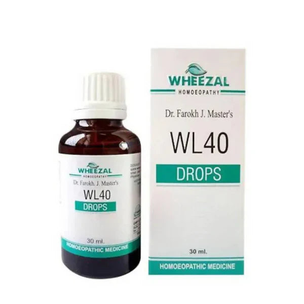 Wheezal Homeopathy WL 40 Drops - 30 ml