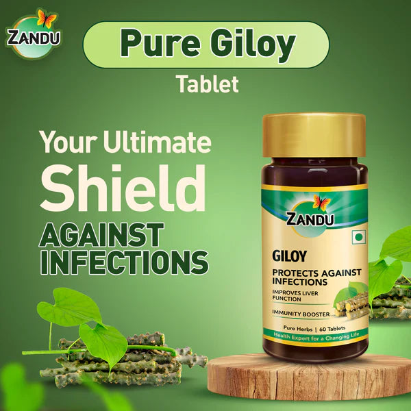 Zandu Giloy Tablets - 60 tabs