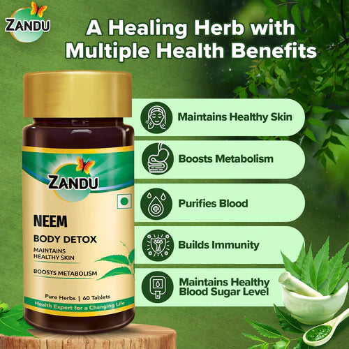 Zandu Neem Tablets - 60 tabs