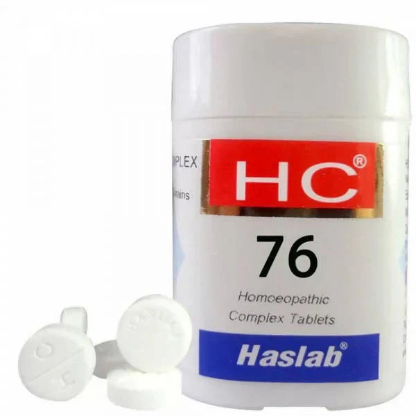 Haslab Homeopathy HC 76 Plantago Complex Tablets - 20 gm