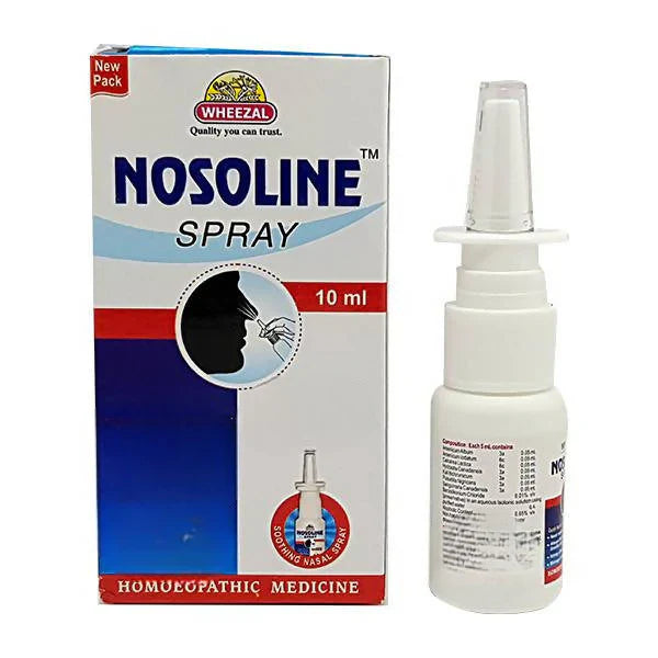 Wheezal Nosoline Nasal Spray - 10 ml