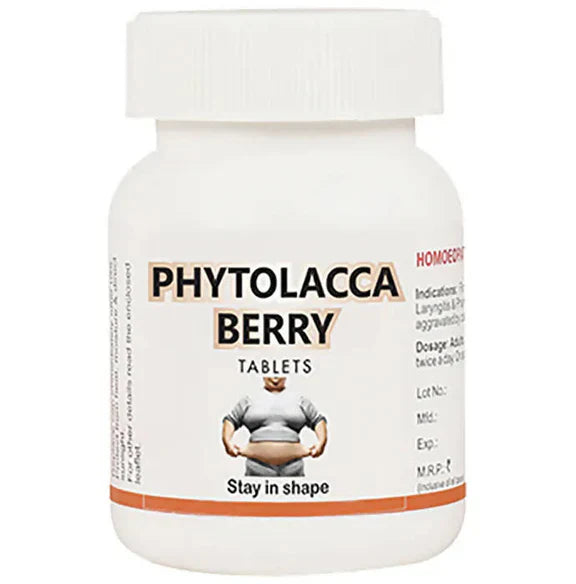 Bakson's Homeopathy Phytolacca Berry Tablets - 75 tabs