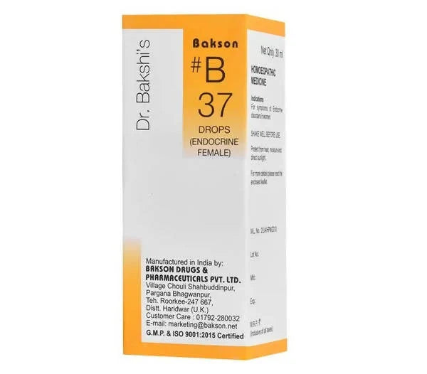 Bakson's Homeopathy B37 Drops - 30 ml