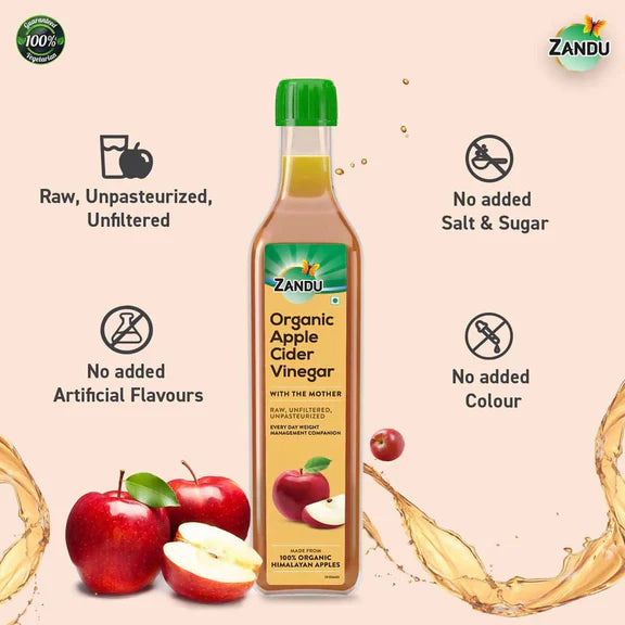 Zandu Organic Apple Cider Vinegar - 500 ml