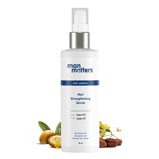 Man Matters Hair Strengthening Serum for Men With Argan & Jojoba Oil - 90 ml