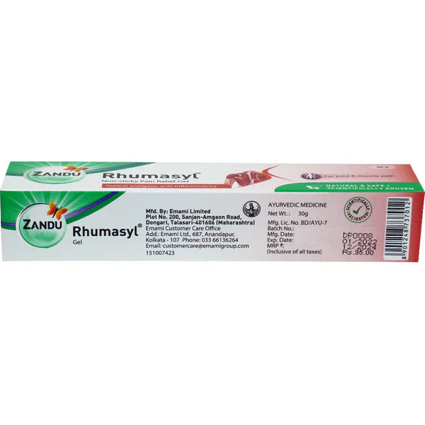 Zandu Rhumasyl Gel - 30 gm