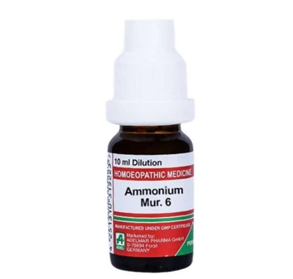 Adel Homeopathy Ammonium Mur Dilution - 6 CH - 10 ml