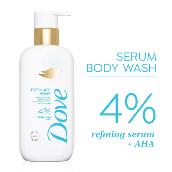 Dove Acne Clear + Exfoliate Away Serum Body Wash Combo - combo