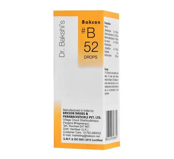 Bakson's Homeopathy B52 Drops - 30 ml