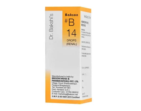 Bakson's Homeopathy B14 Drops - 30 ml