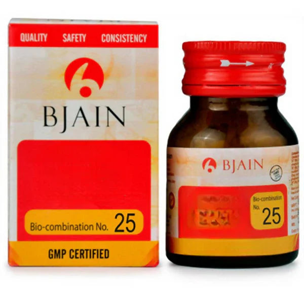 Bjain Homeopathy Bio Combination No.25 Tablet - 25 Gm