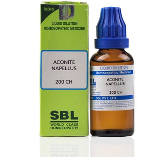 SBL Homeopathy Aconite Napellus Dilution - 200 CH - 30 ml