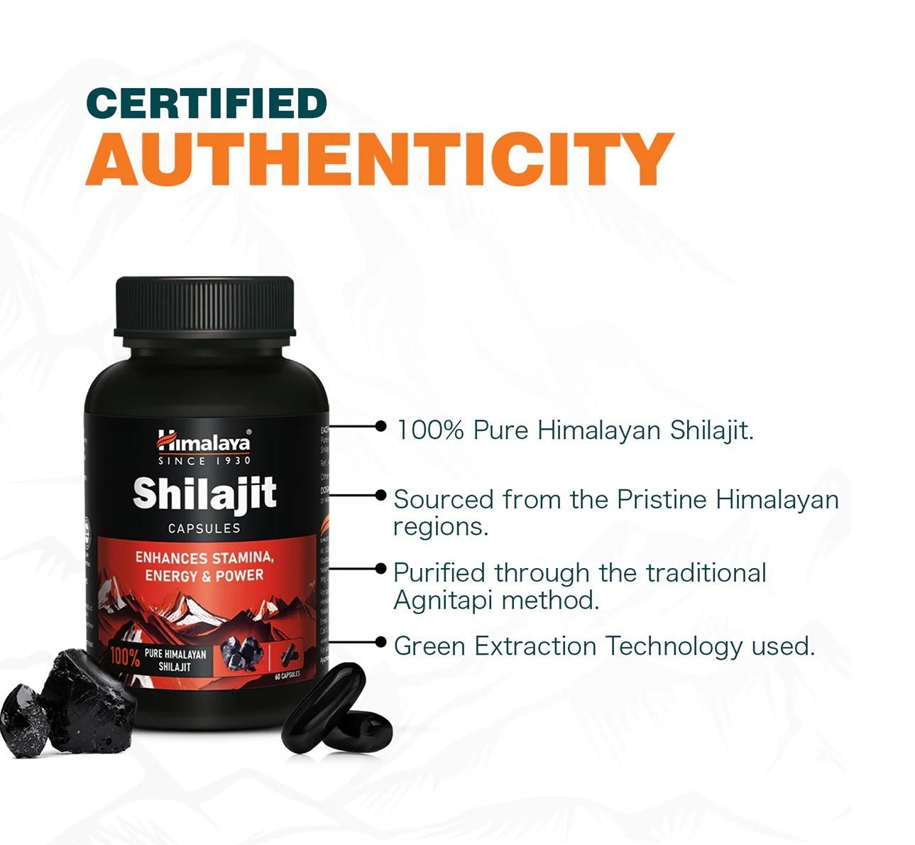 Himalaya Herbals SJ Capsules For Supports Healthy Testosterone Levels - 60 caps