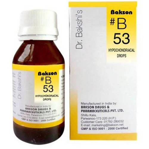 Bakson's Homeopathy B53 Drops - 30 ml