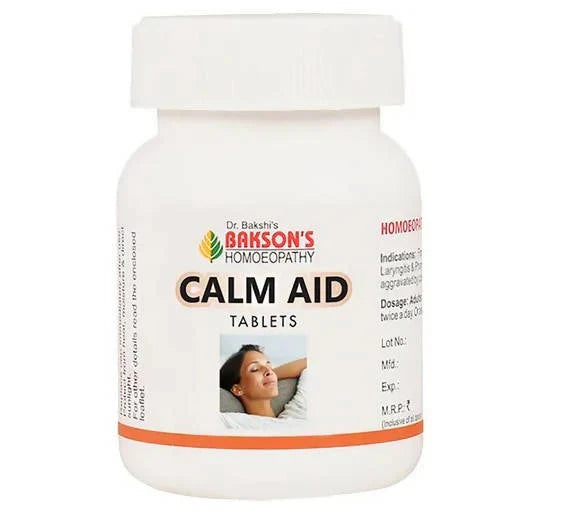 Bakson's Homeopathy Calm Aid Tablets - 75 Tablets