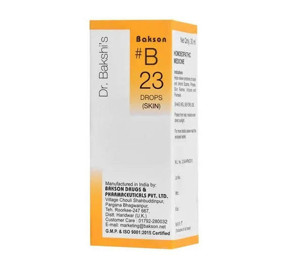 Bakson's Homeopathy B23 Drops - 30 ml