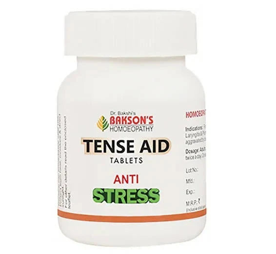 Bakson's Homeopathy Tense Aid Tablets - 75 Tablets