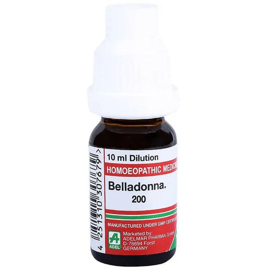 Adel Homeopathy Belladonna Dilution - 10 ml - 200 CH