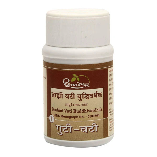 Dhootapapeshwar Brahmi Vati Buddhivardhak Tablet - 60 Tabs