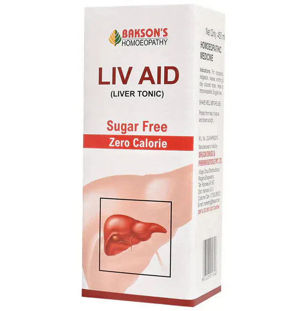 Bakson's Homeopathy Liv Aid Liver Tonic Sugar Free - 115 ml