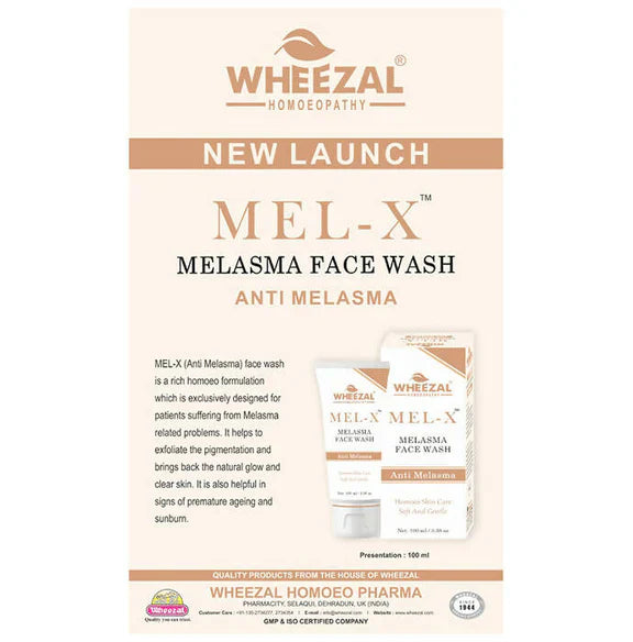 Wheezal Mel-X Melasma Face Wash - 100 ml