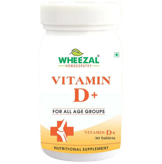 Wheezal Vitamin D+ Tablets - 30 tabs