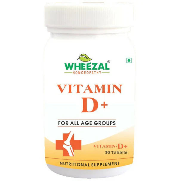 Wheezal Vitamin D+ Tablets - 30 tabs