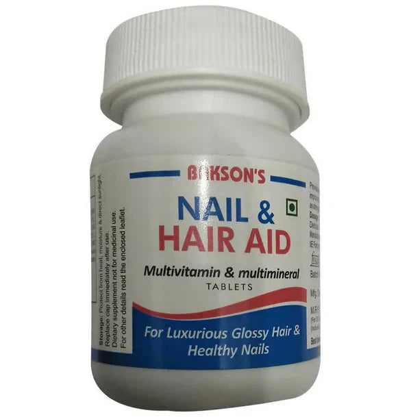 Bakson's Homeopathy Nail & Hair Aid Tablets - 30 tabs