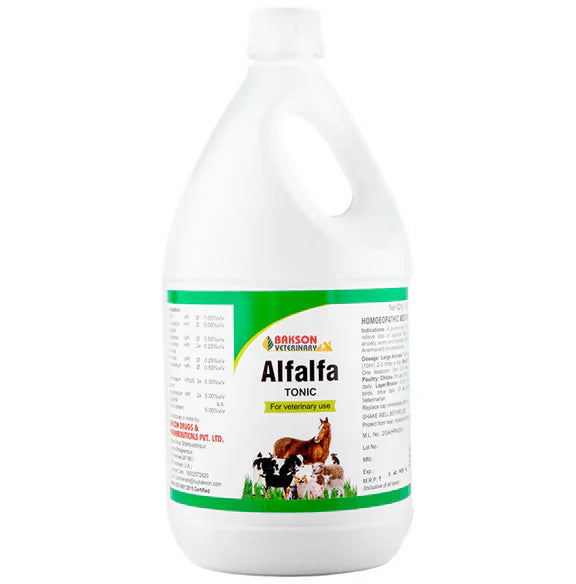Bakson's Homeopathy Alfalfa Tonic For Veterinary Use - 450 ml