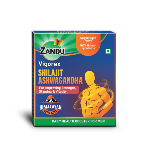 Zandu Vigorex SJ Ashwagandha Capsules - 60 caps