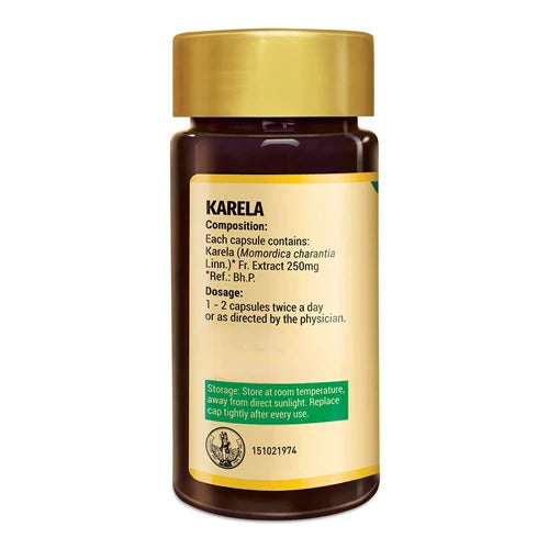 Zandu Karela Pure Herbs Capsules - 60 caps