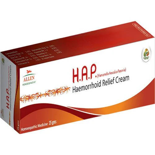 Allen Homeopathy H.A.P (Haemorrhoid Relief Cream) - 25 gm