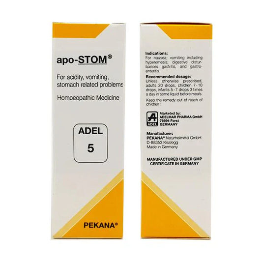 Adel Homeopathy 5 Apo-Stom Drop - 20 ml