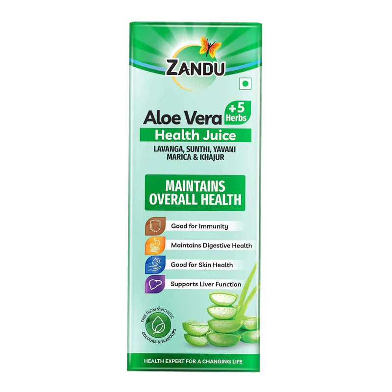 Zandu Aloe Vera And 5 Herbs Health Juice - 1 L