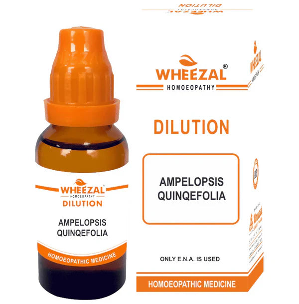 Wheezal Homeopathy Ampelopsis Quinquefolia Dilution - 30 ml - 3X