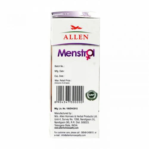 Allen Homeopathy Menstrol Leucorrhoea Tonic - 100 ml