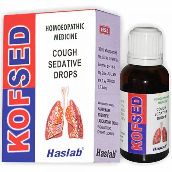 Haslab Homeopathy Kofsed Cough Sedative Drops - 30 ml
