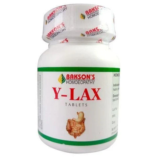 Bakson's Homeopathy Y-Lax Tablet - 200 tabs - Pack of 1