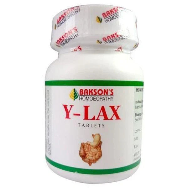 Bakson's Homeopathy Y-Lax Tablet - 200 tabs - Pack of 1
