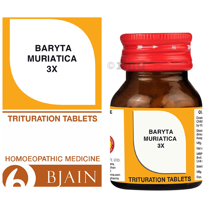 Bjain Homeopathy Baryta Muriatica Trituration Tablets - 3X - 25 Gm