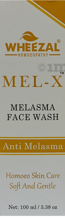 Wheezal Mel-X Melasma Face Wash - 100 ml