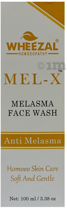 Wheezal Mel-X Melasma Face Wash - 100 ml
