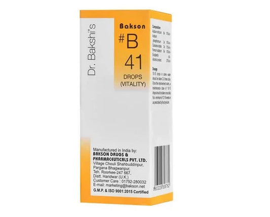 Bakson's Homeopathy B41 Drops - 30 ml
