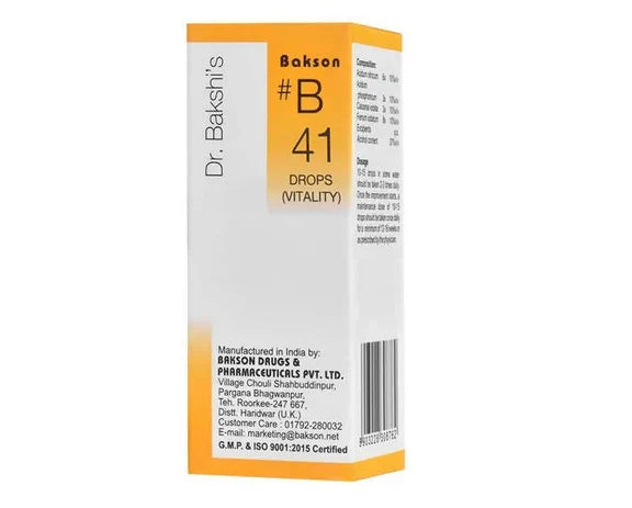 Bakson's Homeopathy B41 Drops - 30 ml